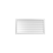 Ekena Millwork Vertical Surface Mount PVC Gable Vent w/ 2"W x 2"H , Brickmould Sill Frame, 42"W x 22"H GVPVE42X2203SN - alternate 1